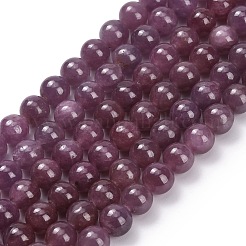 Natural Ruby Beads Strands&nbsp;G-L631-A01-6mm-AA