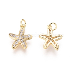 Brass Charms&nbsp;ZIRC-L087-044G