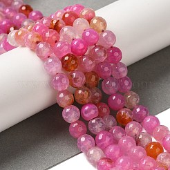 Dyed & Heated Natural Dragon Veins Agate Beads Strands&nbsp;G-P539-A01-02