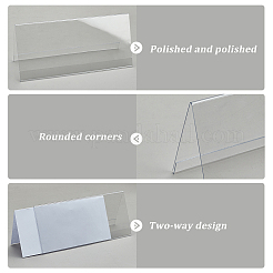 Acrylic Table Number Sign Tent Holder&nbsp;AJEW-WH0314-423