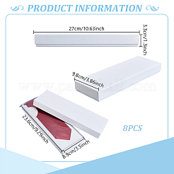 4 Sets Rectangle Paper Gift Tie Packing Boxes&nbsp;CON-GA0001-41