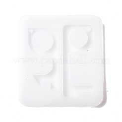 Key Shape DIY Pendant Silicone Molds&nbsp;DIY-F114-10