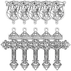 10Pcs Tibetan Style Zinc Alloy Chandelier Component Links&nbsp;FIND-SC0022-97