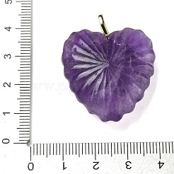 Natural Amethyst Carved Pendants&nbsp;G-C276-01G-13