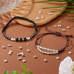 40Pcs 4 Styles 925 Sterling Silver Beads&nbsp;STER-TA0001-51