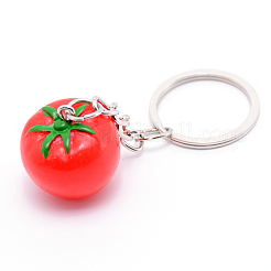 Resin Keychain&nbsp;KEYC-WH0017-09