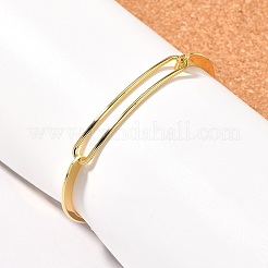 Brass Bangles&nbsp;BJEW-K153-02G
