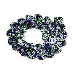 Spray Painted Synthetic Turquoise Beads Strands&nbsp;G-N352-28A-07