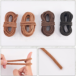 5M DIY Frosted Cowhide Leather Cord&nbsp;OCOR-GF0004-97D-04
