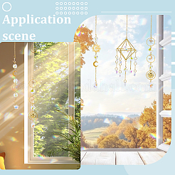 DIY Sun Moon Hanging Suncatcher Making Kits&nbsp;DIY-SC0031-23