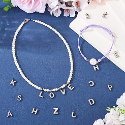 52Pcs 26 Styles Stainless Steel Letter Charms&nbsp;FIND-TA0008-09