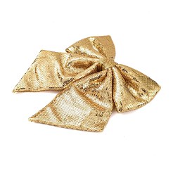 Christmas Plastic Sequin Big Bowknot Pendant Decorations&nbsp;AJEW-S088-04B