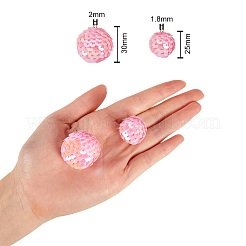 28Pcs 14 Style Sparkly Paillette Plastic Pendant Decorations&nbsp;FIND-SZ0001-63