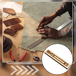 Wooden & Carbon Steel Leather Die Cutting Mold&nbsp;DIY-WH20013-86