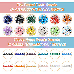 DIY Evil Eye Bracelet Making Kit&nbsp;DIY-TA0004-43