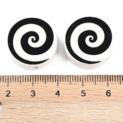 Halloween wood beads&nbsp;WOOD-S064-01D