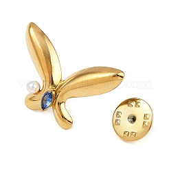 Butterfly 304 Stainless Steel Lapel Pin Backs for Backpack Clothes&nbsp;JEWB-S045-01G