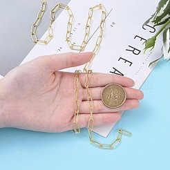 Soldered Brass Paperclip Chains&nbsp;CHC-D025-03G