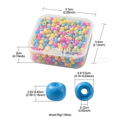 55G 6/0 Baking Paint Glass Seed Beads&nbsp;SEED-FS0001-01