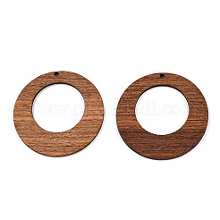 Natural Wenge Wood Pendants&nbsp;WOOD-T023-52B-02