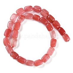 Cherry Quartz Glass Beads Strands&nbsp;G-M403-D02-01