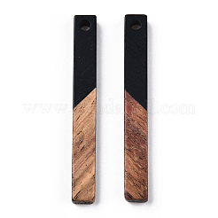Opaque Resin & Walnut Wood Pendants&nbsp;RESI-TAC0021-43C