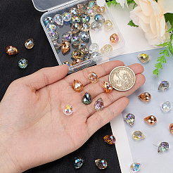 72Pcs 6 Styles Electroplated Glass Beads&nbsp;EGLA-SP0001-42