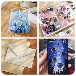 6 Sheets 6 Colors Waterproof PVC Self Adhesive Stickers&nbsp;DIY-TA0013-95