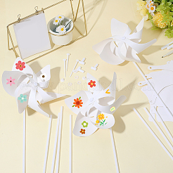 10Pcs DIY Craft Paper Windmill&nbsp;DIY-CP0013-51