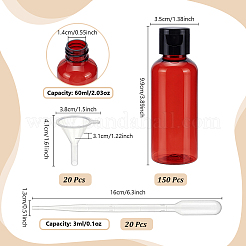 150Pcs PET Plastic Refillale Bottle&nbsp;AJEW-WA0004-23B