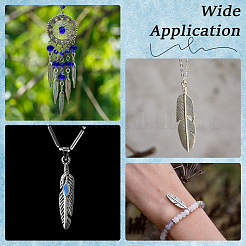 48Pcs 8 Styles Tibetan Style Alloy Pendants&nbsp;FIND-GF0009-04