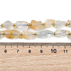 Raw Rough Natural White Topaz Beads Strands&nbsp;G-D101-A15