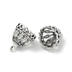 Rack Plating Tibetan Style Alloy Pendant Bail&nbsp;TIBE-S324-27AS
