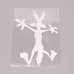 Waterproof PET Personality Wolf Car Stickers&nbsp;DIY-WH0258--05A-02