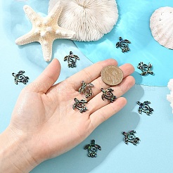 10Pcs Natural Paua Shell Connector Charms&nbsp;SHEL-YW0001-16