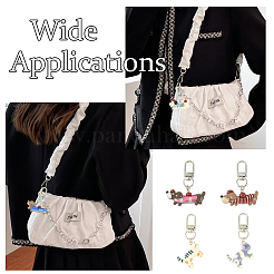 8Pcs Resin Pendant Decorations&nbsp;HJEW-YW00347