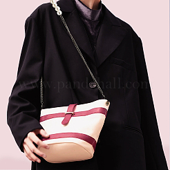 2Pcs 2 Style Plastic Imitation Pearl Beaded Bag Straps&nbsp;DIY-WR0002-72B