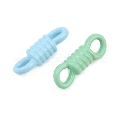 Spray Paint Alloy Connector Charms&nbsp;AL-CBA9266-02