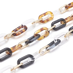Handmade Acrylic Cable Chain Sets&nbsp;AJEW-JB00932
