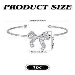 1Pc 304 Stainless Steel Cuff Bangles&nbsp;BJEW-LP0003-31P