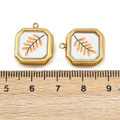Printed 304 Stainless Steel Pendants&nbsp;STAS-P419-07G-01
