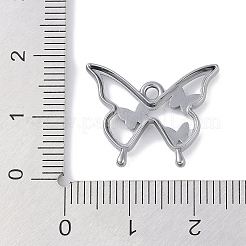 Rack Plating Alloy Enamel Pendants&nbsp;PALLOY-F018-15B-01
