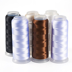 6Rolls 6 Colors Velour Yarn&nbsp;AJEW-TA0002-70C