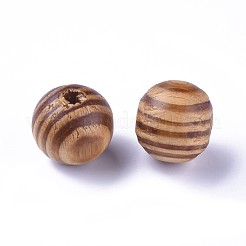 Round Natural Wood Beads&nbsp;X-WOOD-Q009-18mm-LF