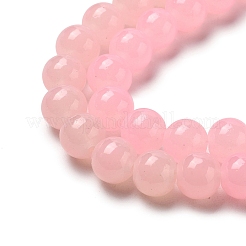 Baking Paint Imitation Jade Glass Round Bead Strands&nbsp;DGLA-XCP0001-26