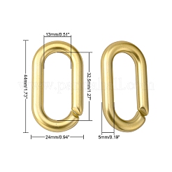 Opaque Spray Painted Acrylic Linking Rings&nbsp;OACR-S021-68A-B01