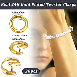 50Pcs Brass Open Jump Rings&nbsp;KK-BBC0027-90B