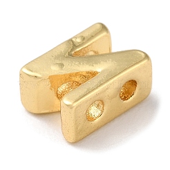Rack Plating Brass Slide Charms&nbsp;KK-M254-15G-N