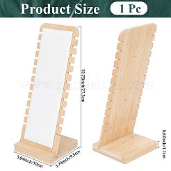 12-Slot Wood Necklaces Organizer Display Stands&nbsp;NDIS-WH20003-01C