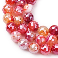 Natural Banded Agate Beads Strands&nbsp;G-B191-A01-10mm